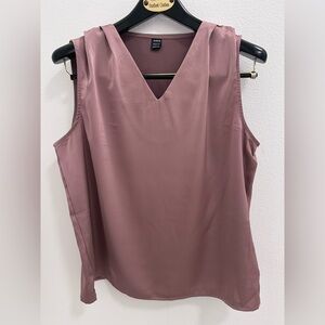 Dusty Rose V-Neck Sleeveless Camisole